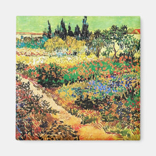 Imã Florescendo Jardim com Caminho, Vincent van Gogh