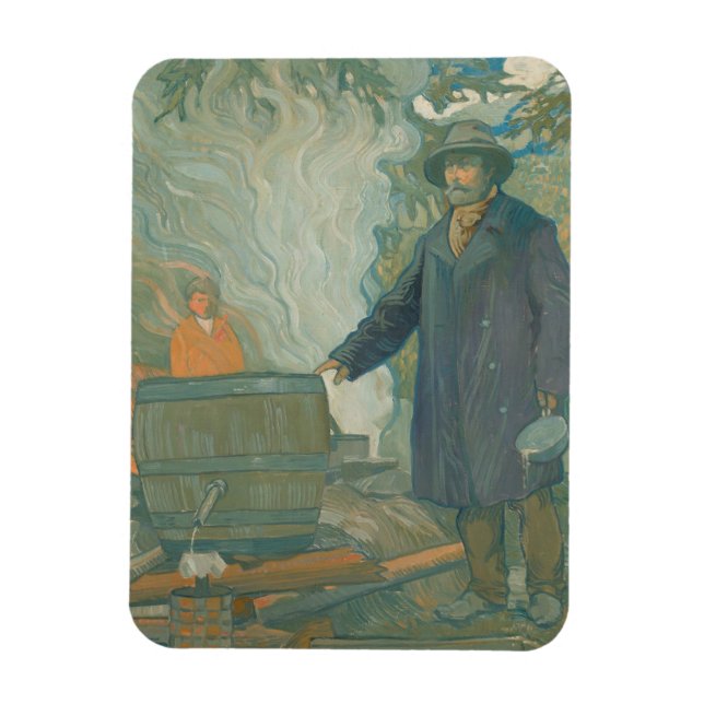 Ímã Floresta Ainda Cachaçaria Licor Relâmpago Branco (Vertical)