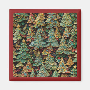 Imã Floresta de Árvore de Natal Whimsey