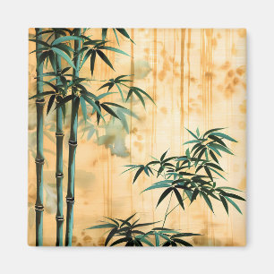 Imã Floresta de Bambu da Natureza Botânica Zen