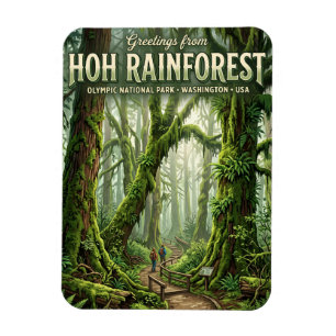 Ímã Floresta de Chuva de Hoh Washington