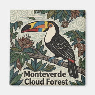 Imã Floresta de Nuvem Monteverde Tucano Costa Rica