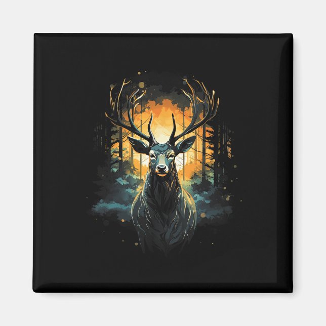 Imã Floresta de Vencimento Selvagem 3 (Frente)