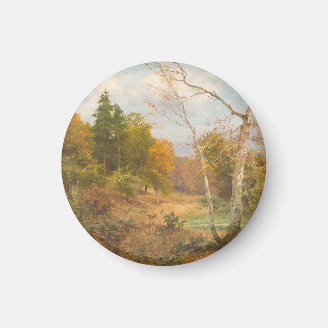Imã Floresta do outono - Heinrich Böhmer (Frente)
