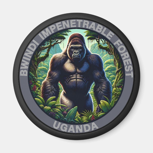 Imã Floresta Impenetrável de Bwindi Uganda (Frente)
