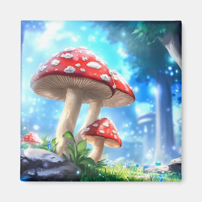 Imã Floresta Mushroom (Frente)