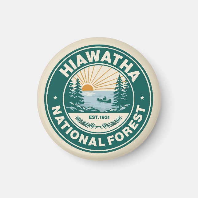 Imã Floresta Nacional de Hiawatha (Frente)
