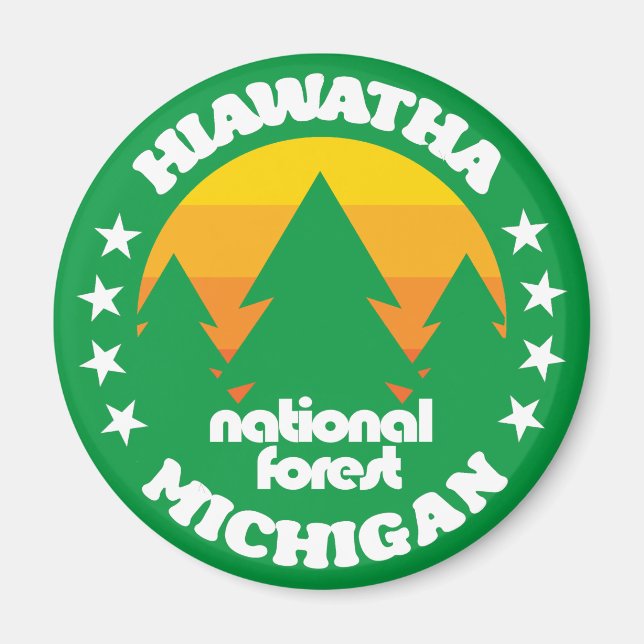 Imã Floresta Nacional Hiawatha (Frente)