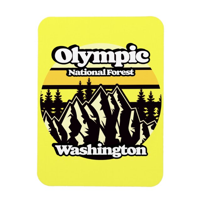 Ímã Floresta Nacional olimpiadas, Washington (Vertical)