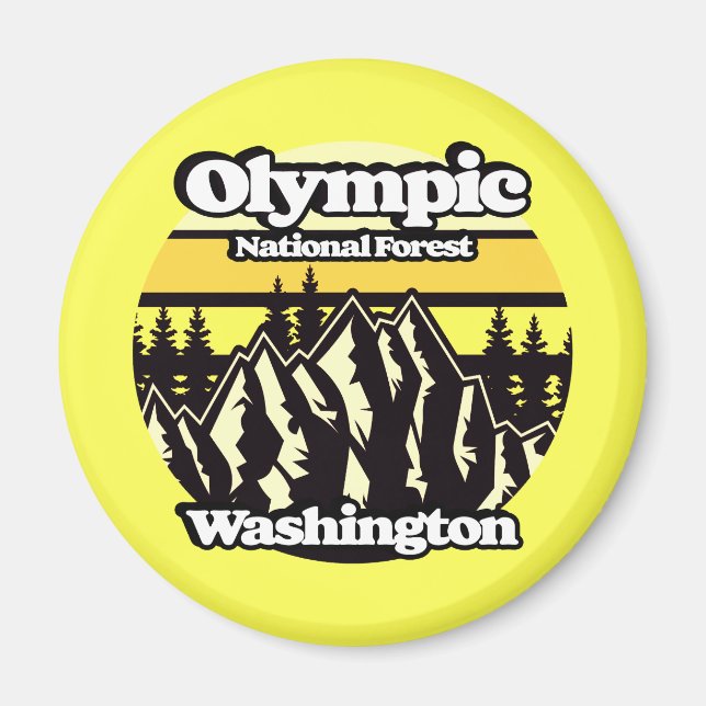 Imã Floresta Nacional olimpiadas, Washington (Frente)
