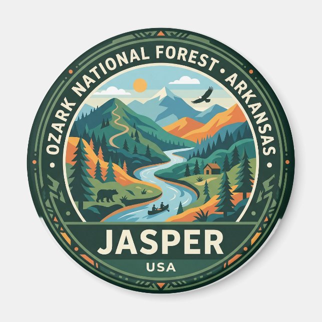 Imã Floresta Nacional Ozark EUA (Frente)