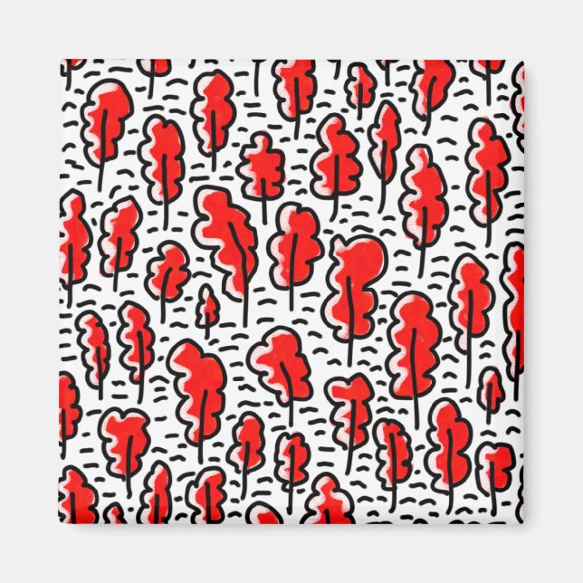 Imã Floresta Vermelha (Frente)