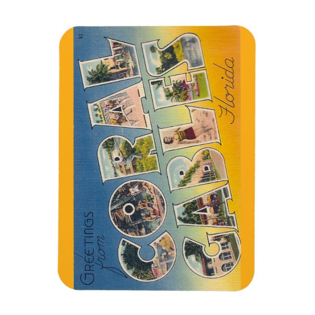 Ímã Flórida, Coral Gables Magnet (Vertical)