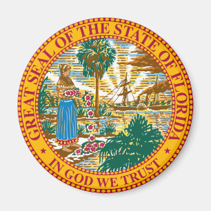 Imã Flórida Crest Magnet