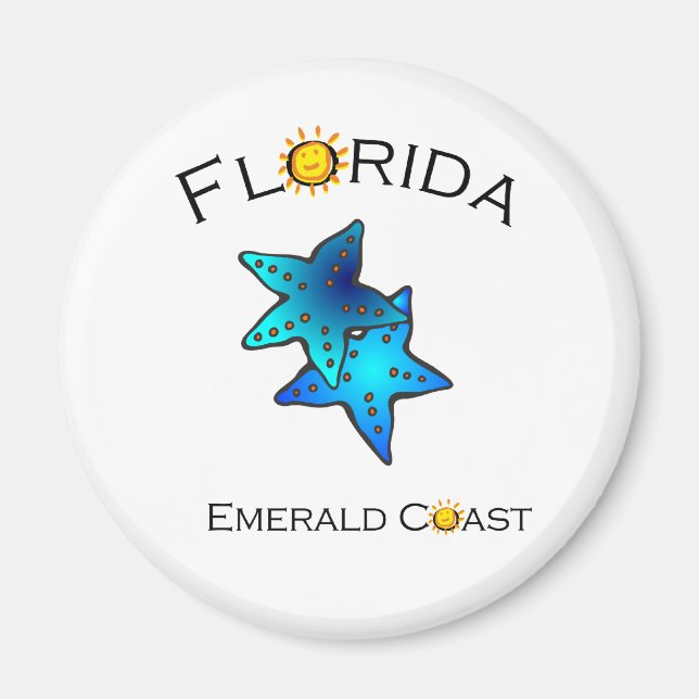 Imã Flórida Emerald Coast Magnet (Frente)