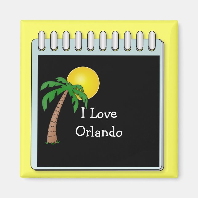 Imã Flórida: Eu Amo Orlando (Frente)