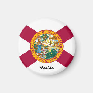 Imã Florida Flag & Florida State USA / esportes