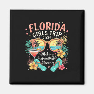 Imã Flórida Girls Trip 2025 Beach Vibes Férias