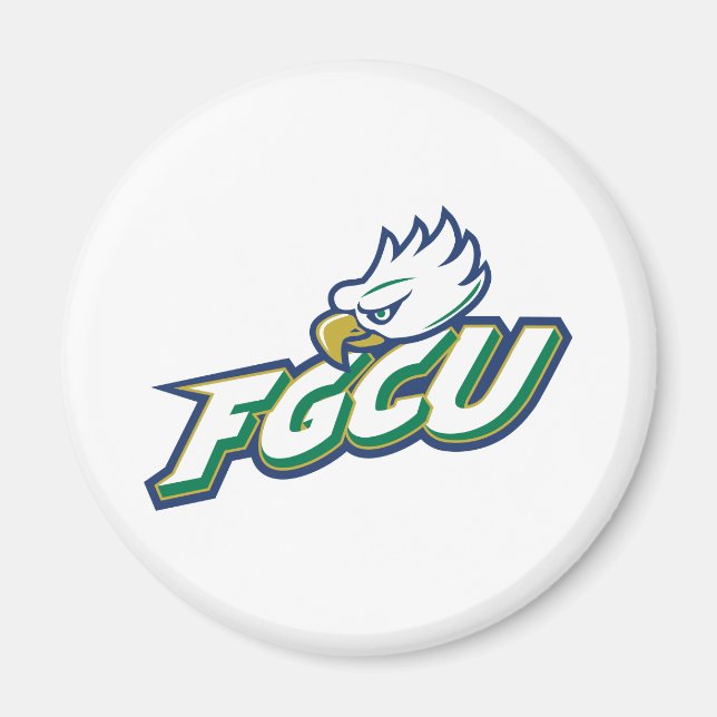 Imã Florida Gulf Coast University | FGCU Azul Eagles (Frente)