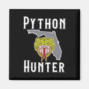 Imã Flórida Invasiva Pythons caçando