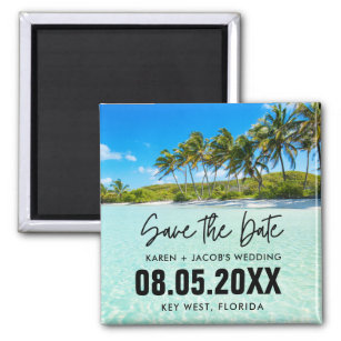 Imã Florida Keys Destination Wedding the Date (Casamen