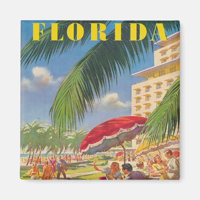 Imã Florida Retro (Frente)
