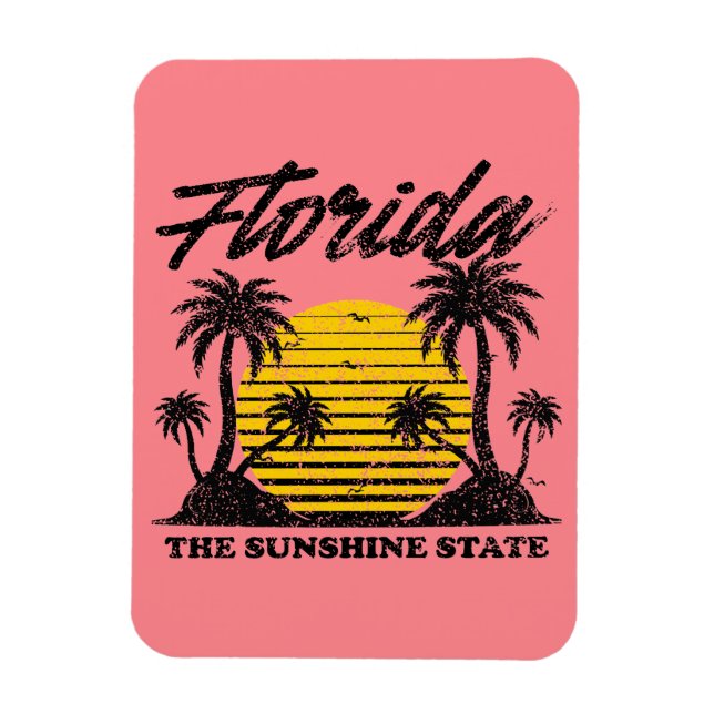 Ímã Florida The Sunshine State (Vertical)