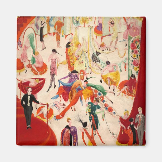 Imã Florine Stettheimer Primavera na Bendel. (Frente)