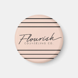 Imã Flourish Counseling Co. Magnet