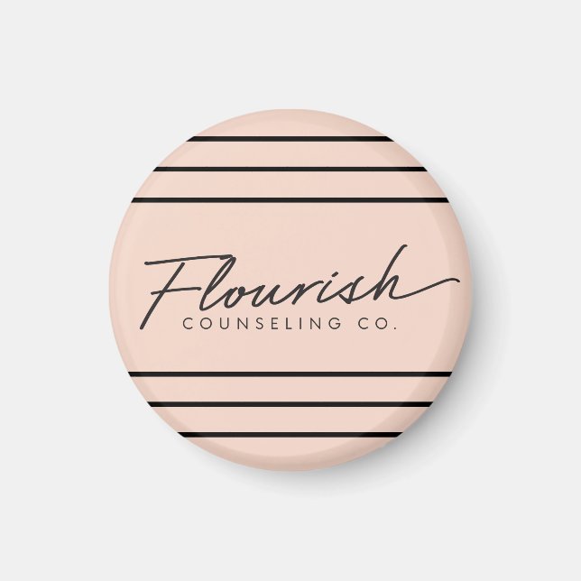 Imã Flourish Counseling Co. Magnet (Frente)