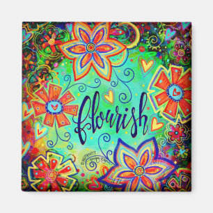 Imã "Flourish" Inspirivity ONE WORD Magnet