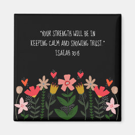 Imã Flower Fields Black