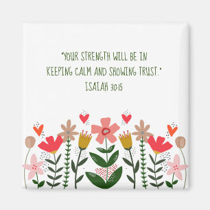 Imã Flower Fields White