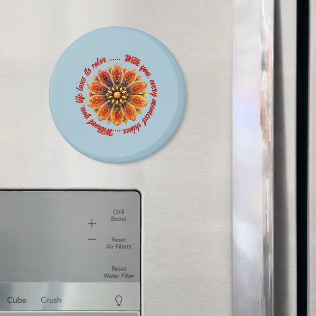 IMÃ FLOWER GIFT MOM DAUGHTER SISTER TEACHER FRIEND (In Situ (Fridge))