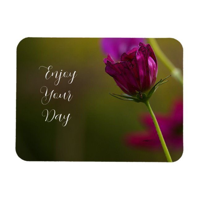 Ímã Flower Photo Magnet (Horizontal)