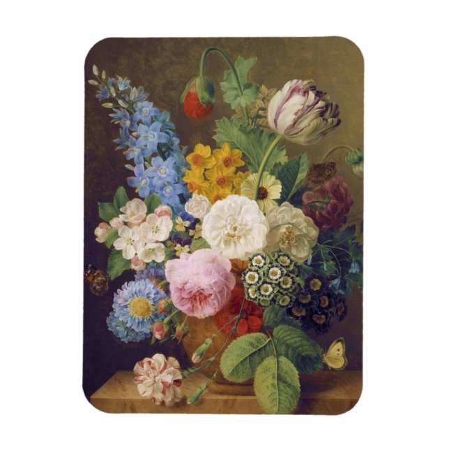 Ímã Flower Still Life by Jean Ulrich Tournier (Vertical)