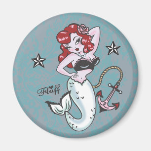 Imã Fluff Molly Mermaid Magnet