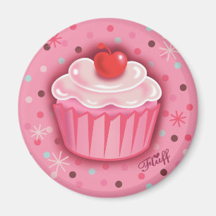 Imã FluffCakes Magnet Rosa