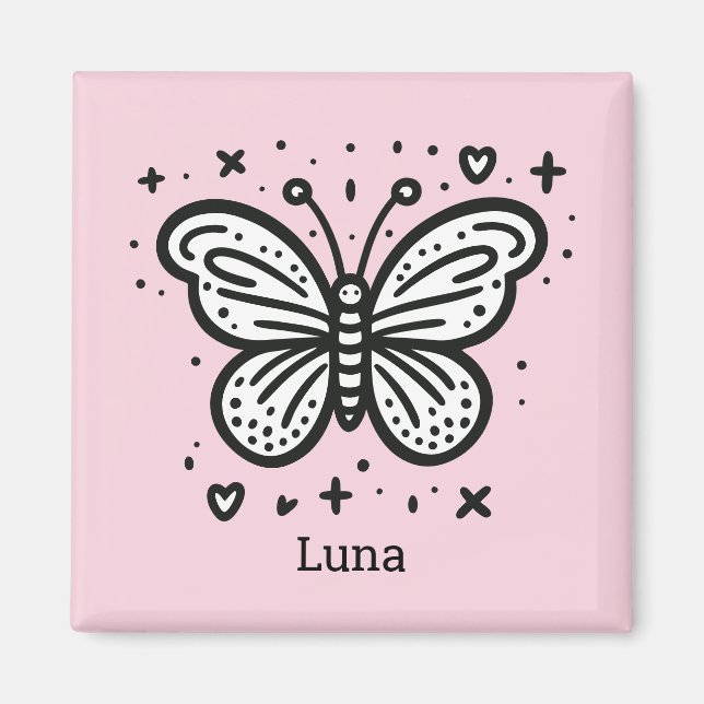 Imã Fluffy Buffalo Baby - Kawaii Fazenda Animal (Frente)