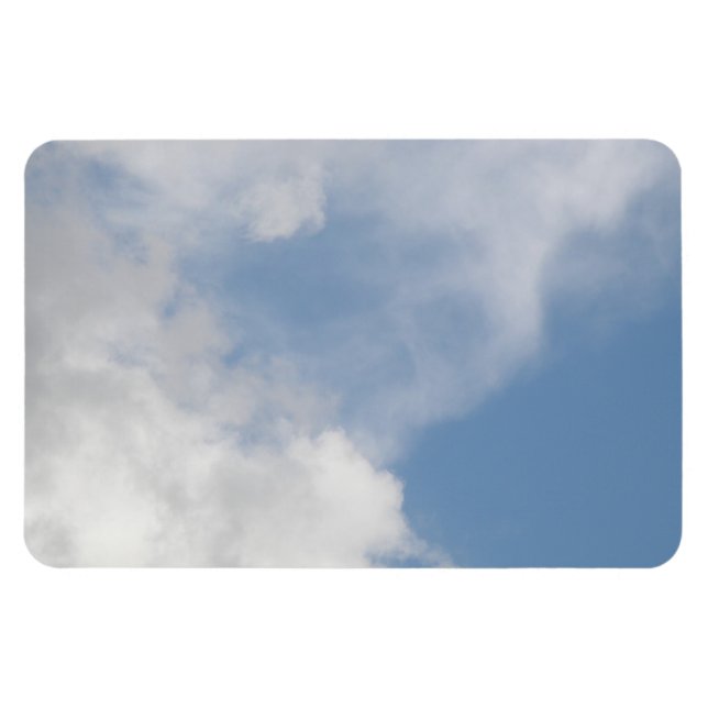 Ímã Fluffy Clouds Premium Magnet (Horizontal)