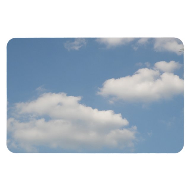 Ímã Fluffy Cumulus Clouds Magnet Premium (Horizontal)