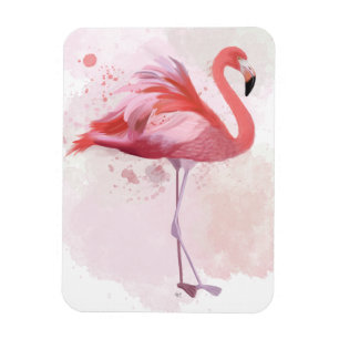 Ímã Fluffy Flamingo