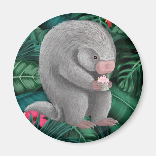 Imã Fluffy Porcupine (Frente)