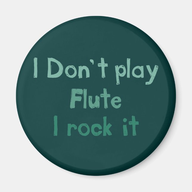 Imã Flute Rock It Magnet (Frente)