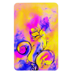Ímã FLUXAS QUÍMICAS cor-de-rosa-amarelo
