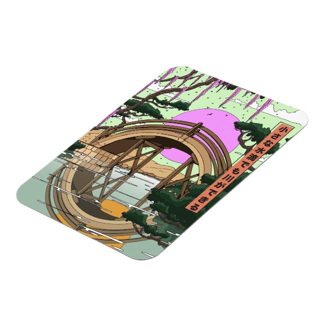 Ímã Fluxo com o Vento Koinobori (Left Side)