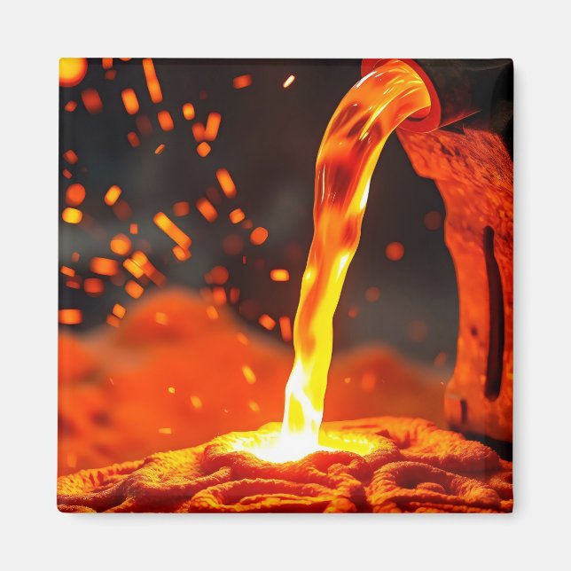 Imã fluxo de metal fundido (Frente)