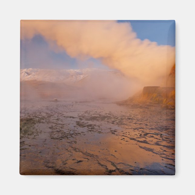 Imã Fly Geyser no Deserto Black Rock (Frente)