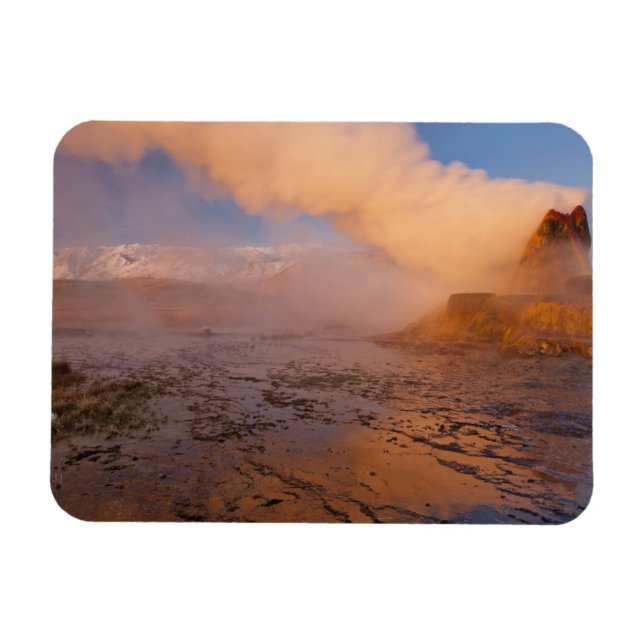 Ímã Fly Geyser no Deserto Black Rock (Horizontal)