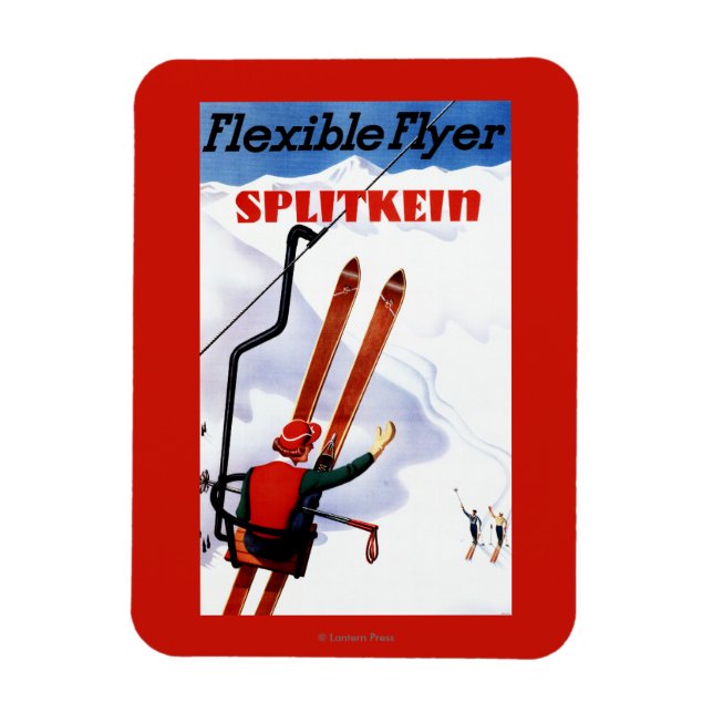 Ímã Flyer Flexível Splitkein Wooden Promo (Vertical)
